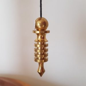 Ondorama pendule Isis en metal dore