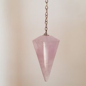 Ondorama pendule cone facettes amethyste