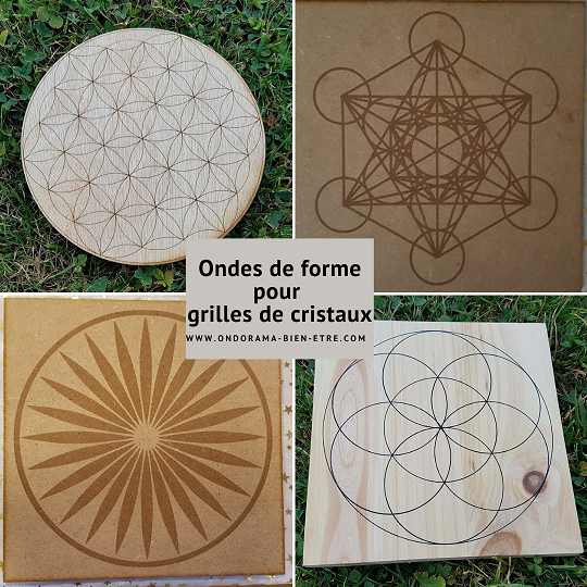 ondes de forme ondorama bien etre fleur de vie cube de metatron