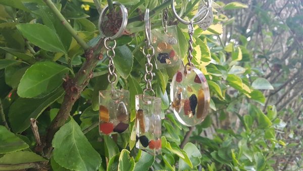orgonites porte-clefs spécial pierres de protection