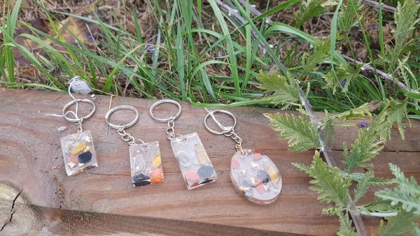 orgonites porte-clefs spécial pierres de protection