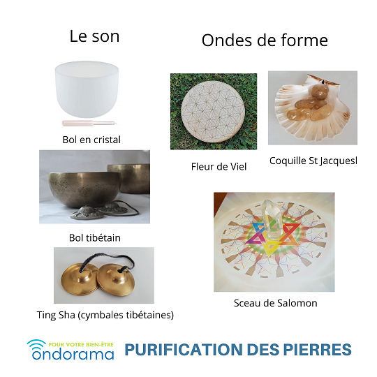 Purification des pierres et bijoux Ondorama bien etre