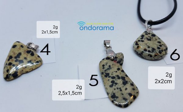 jaspe dalmatien ondorama bien etre pendentifs