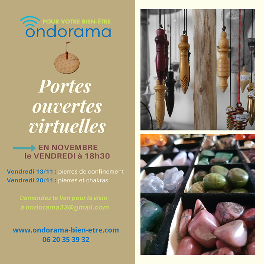 Portes ouvertes virtuelles novembre 2020 Ondorama Bien Etre