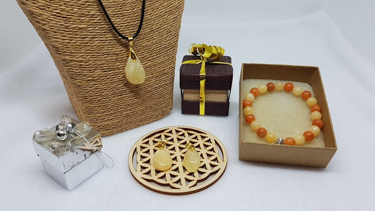 Coffret cadeau Calcite orange