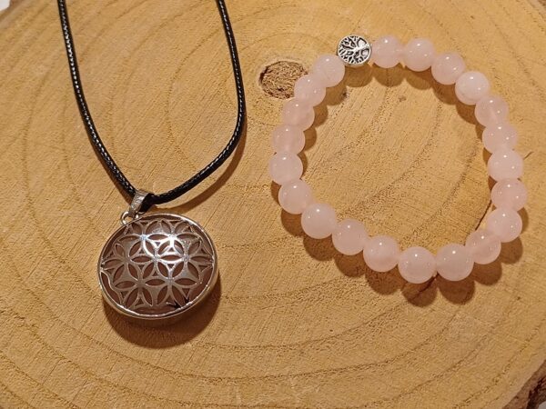 Coffret cadeau bracelet et pendentif Ondorama Bien-Être