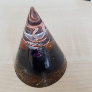 Orgonites cône 7cmx5.5cm diametre ondorama bien etre
