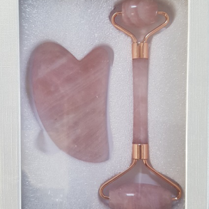 quartz rose coffret gua sha et roller ondorama bien etre