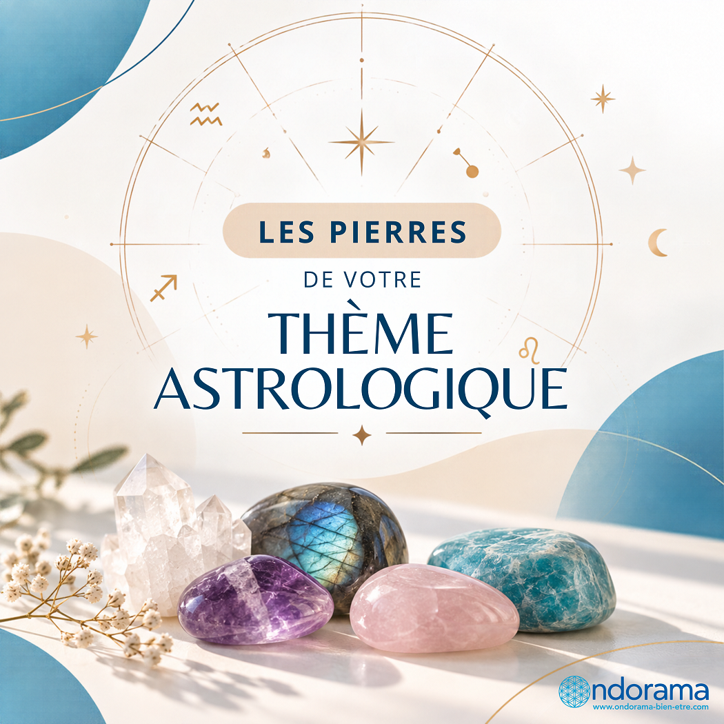 les pierres de votre thème astrologique par Ondorama Bien Être