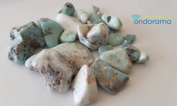 Larimar pierres roulees Ondorama bien etre