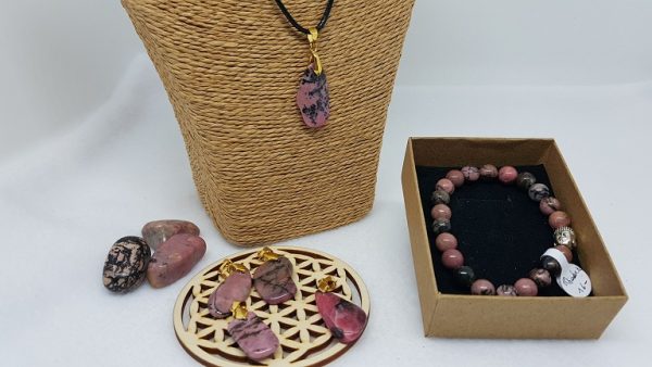 Rhodonite pierre roulee Ondorama Bien-Être