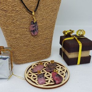 Rhodonite pendentifs Ondorama Bien-Être