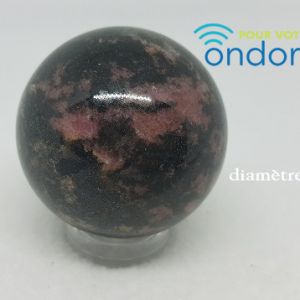 Rhodonite en sphère