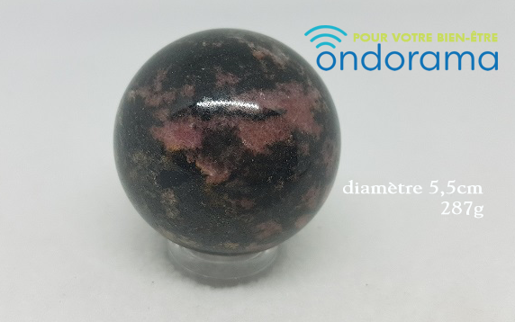 Rhodonite en sphère