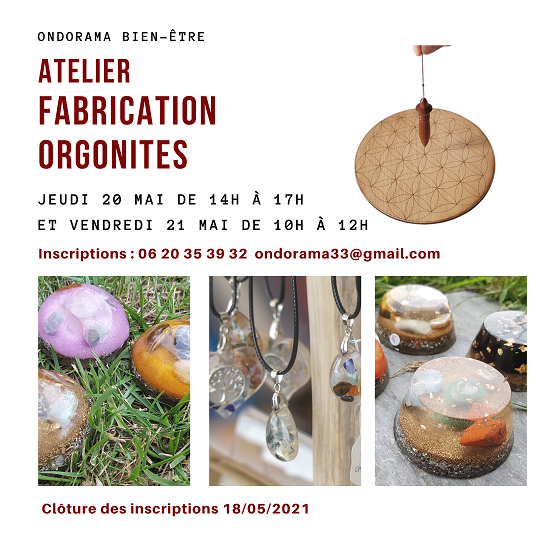 Atelier-orgonites- mai-2021-ondorama-bien-etre Orgonites atelier de fabrication mai 2021 chez Ondorama Bien être