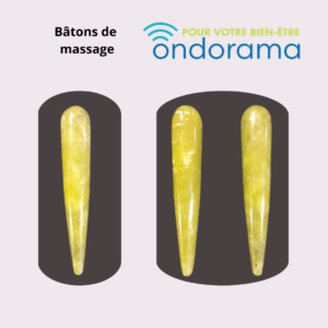 Jade bâtons de massage
