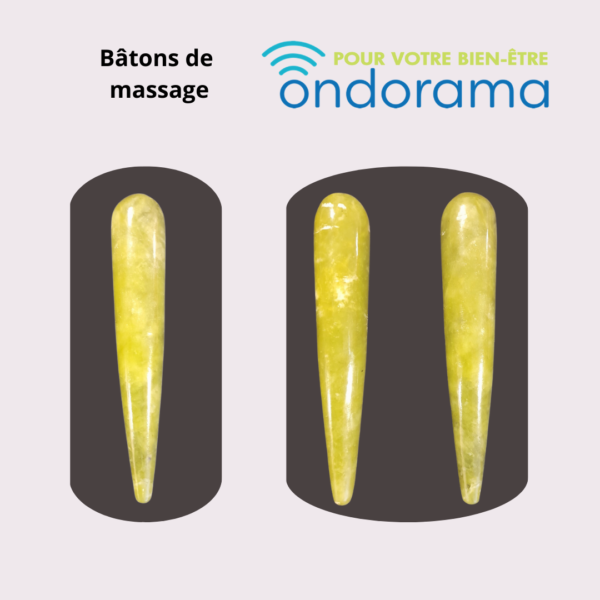Jade bâtons de massage