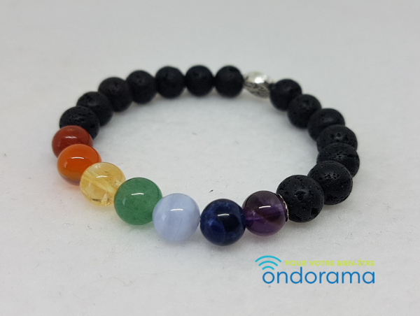 Bracelet 7 chakras Ondorama Bien être