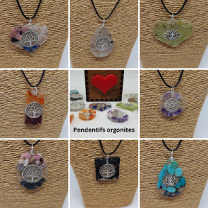 orgonites pendentifs Ondorama bien-être