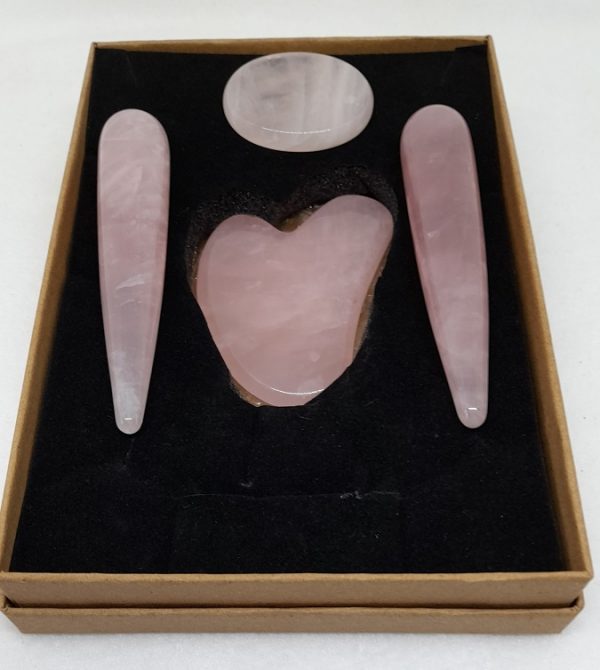 Quartz rose coofret massage visage Ondorama Bien Être