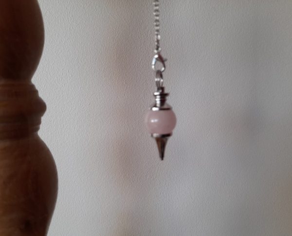 Pendule quartz rose petit séphoroton ondorama bien etre