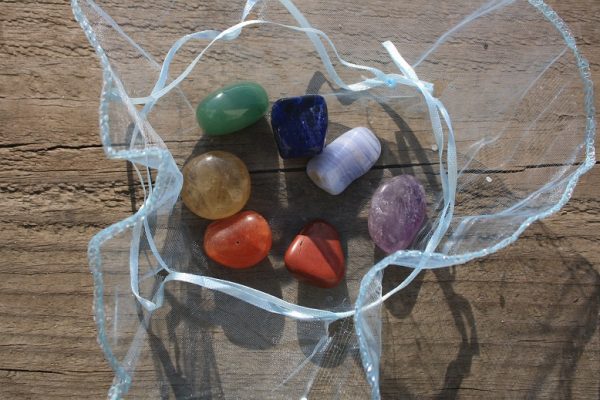 Pierres 7 chakras, pack n°2 pré-sélectionné