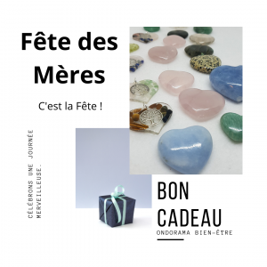 Bon cadeau fête des meres