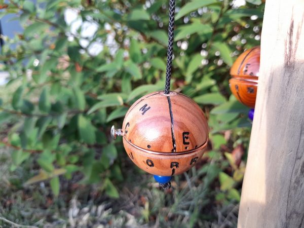 Pendule équatorial 36 coueurs en bois d'if Ondorama bien Être