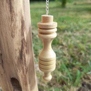 pendule en bois clair Ondorama Bien Être