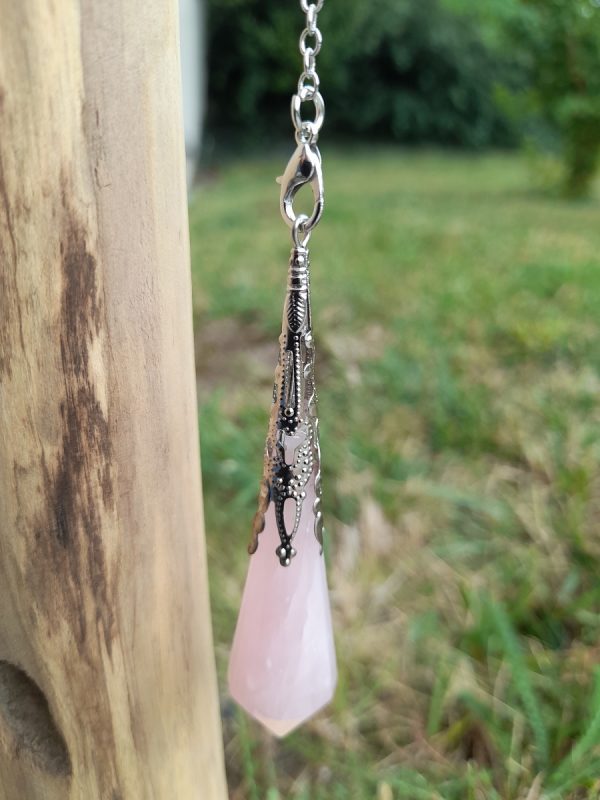 Pendule en quartz rose Ondorama Bien Être