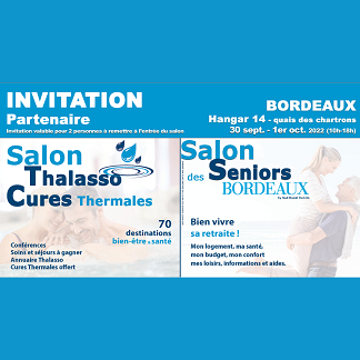 Salon des Seniors 30 sept-1er oct à Bordeaux