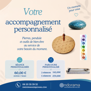 Accompagnement personnalisé bien-être par Ondorama Bien-être
