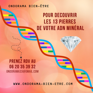 Votre ADN Minéral par Ondorama Bien Être