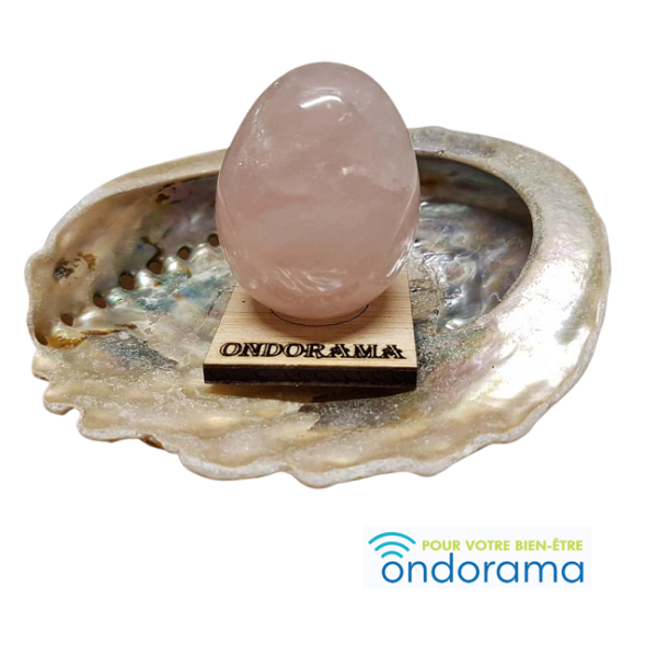 Oeuf 4 à 5cm en quartz rose Ondorama Bien-Être