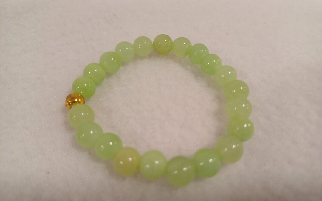 Bracelet Enfant en calcite verte