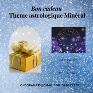 bon cadeau thème astro minéral Ondorama Bien être