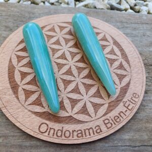 Aventurine verte bâton de massage Ondorama Bien-Être