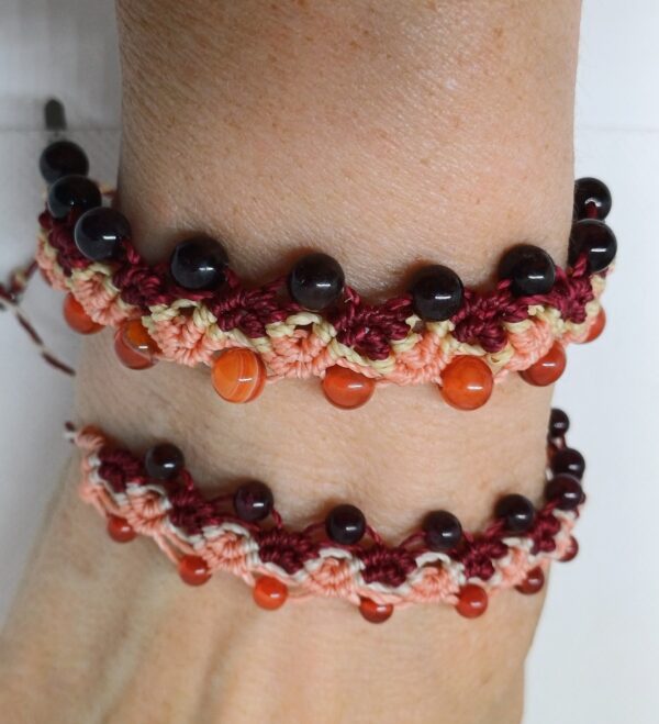 Bracelet macramé fabrication Ondorama Bien Être