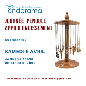 Ateliers pendule radiesthésie Ondorama Bien Être