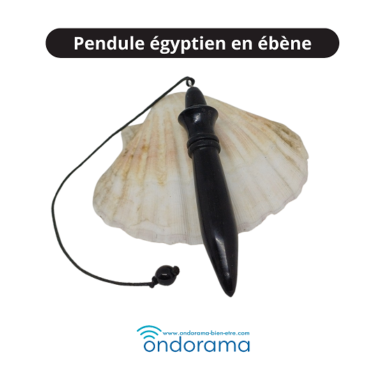 Pendule bois ebene fabrication artisanale Ondorama Bien Être