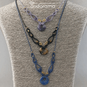 collier macramé Ondorama Bien Être