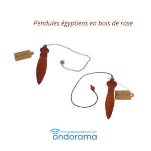 Pendules égyptiens en bois de rose Ondorama Bien Être