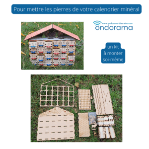 Calendrier de l'Avent chalet bois en kit à monter Ondorama Bien-Être