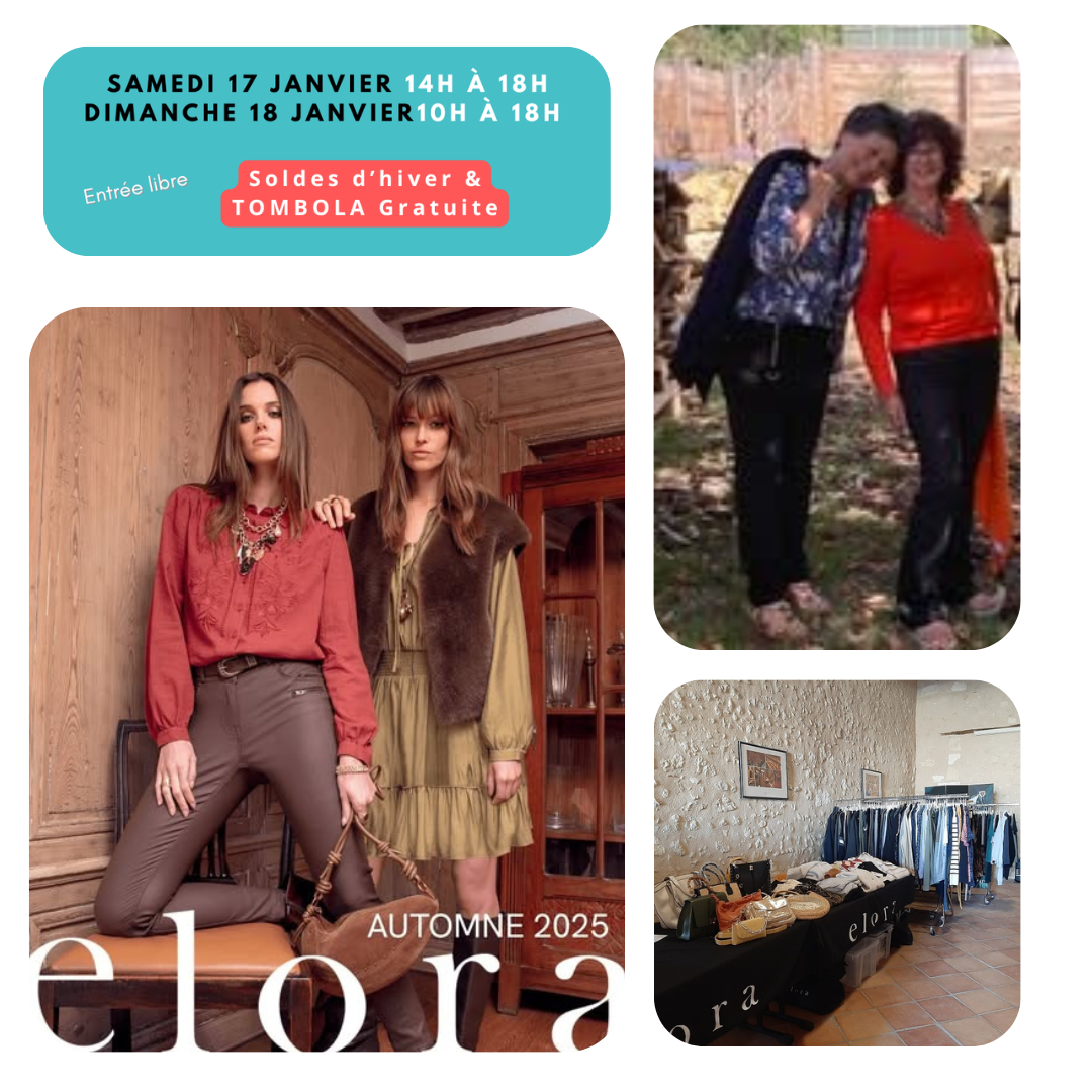 Braderie Elora Bien-être & Artisanat janvier 2026 à Pompignac 33370
