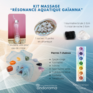 Kit massage résonance aquatique Ondorama bien être