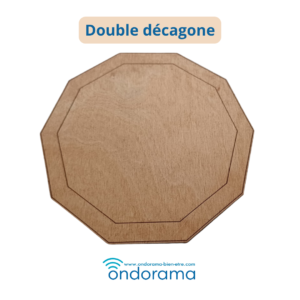 Double décagone en bois chez Ondorama bien-Être