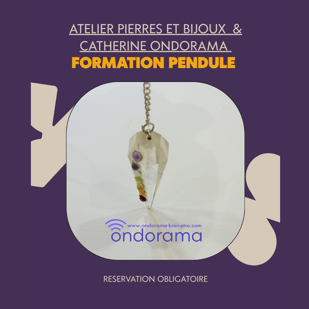 Atelier pendule Initiation chez Pierres et Bijoux à Mérignac