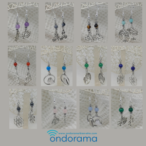 Boucles d'oreilles Ondorama Bien Être