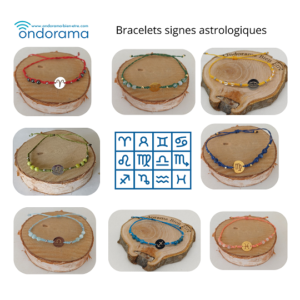 Bracelets signes astros Ondorama Bien Être